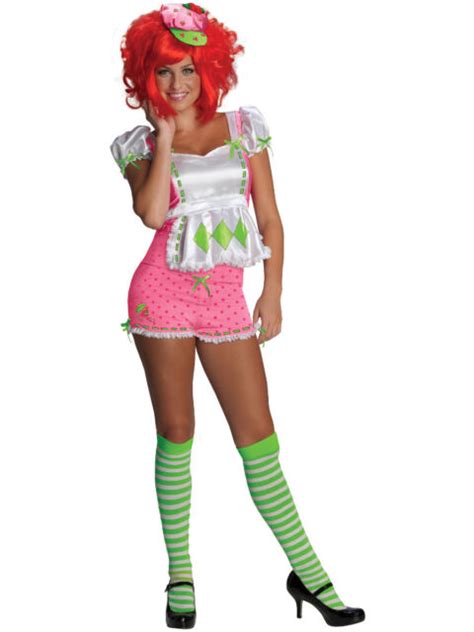 Womens Adult Strawberry Shortcake Sexy Costume For Sale Online