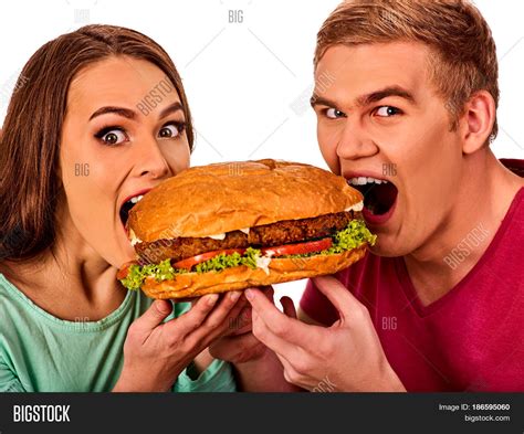 Couple Eating Fast Image And Photo Free Trial Bigstock