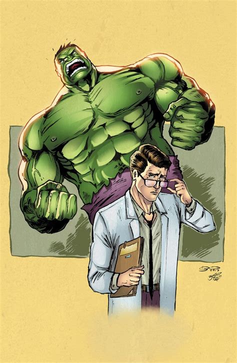 Hulk Et Impression De Bruce Banner Etsy
