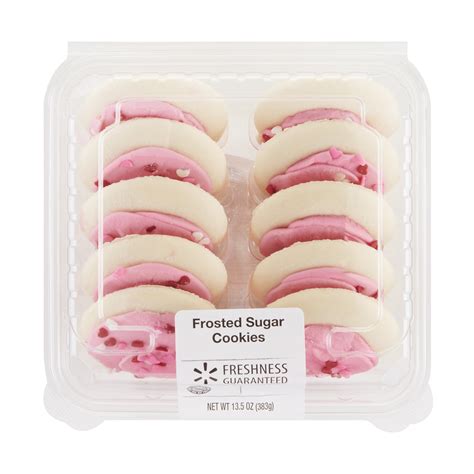 Freshness Guaranteed Pink Frosted Sugar Cookies 135 Oz 10 Count