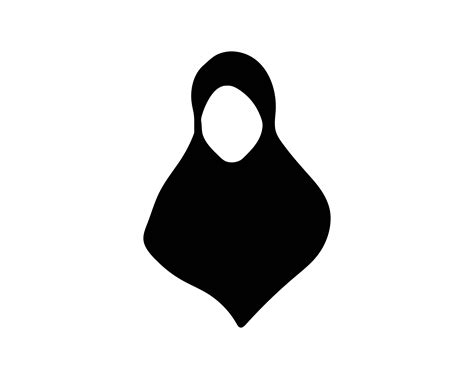 Hijab Vector Black Templates 580630 Vector Art At Vecteezy