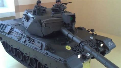 RC Panzer Tamiya Leopard 1A4 Test1 YouTube