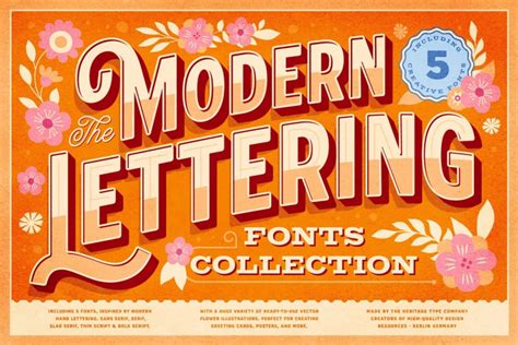 Modern Lettering Fonts Collection Free Font
