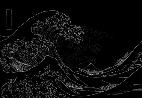 The Wave Japanese Painting Wallpapers Top Free The Wave Japanese