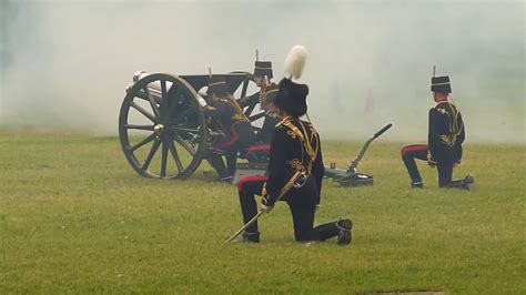 Meanwhile, a special states meeting will be held on tuesday 13th april at. A 41-gun salute in Green Park, to mark the Queen's Coronation in 1953. - YouTube