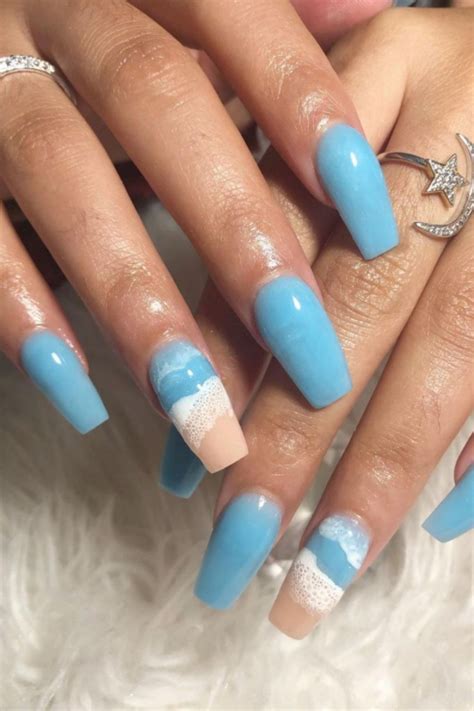 Proven Methods For Simple Summer Nails For Beginners - 33 Simple Beach Nails Designs for Summer nails 2021