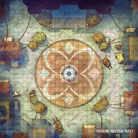 50 More Battlemaps By Neutral Party Fantasy City Map Dnd World Map
