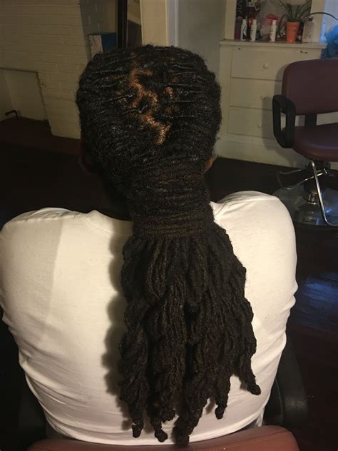Pin By Shanti Dread On Braided Locs Into A Fishtail Dreads Styles