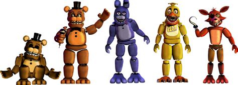 Fixed Withered Animatronics By Livingcorpse7 On Deviantart