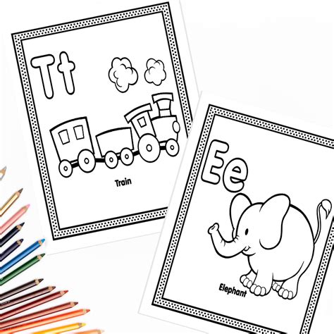 The Alphabet Coloring Pages - Fun Happy Home