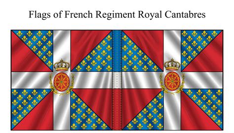 Not By Appointment Flags Of French Regiment Royal Cantabres