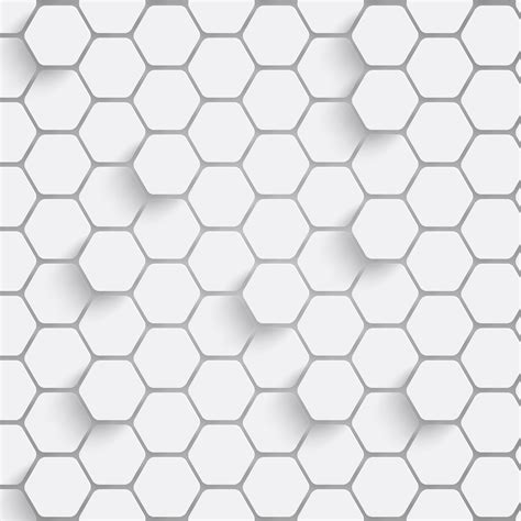 Paper Hexagon Background With Drop Shadows Vector Illustration 321929