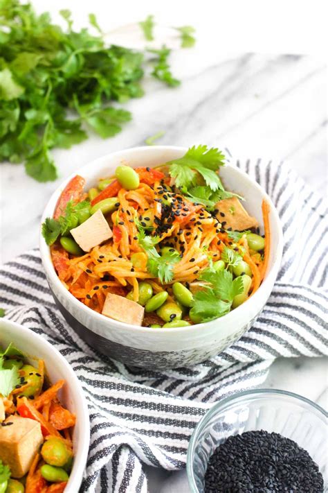Thai Red Curry Soba Noodle Salad Darn Good Veggies Recipe