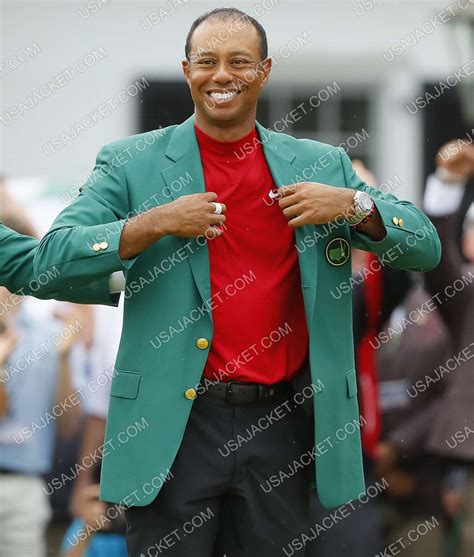 Tiger Woods Green Jacket Trending Green Blazer Jacket