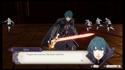 Fire Emblem Three Houses Byleth Vs Aelfric Unique Dialogue Youtube