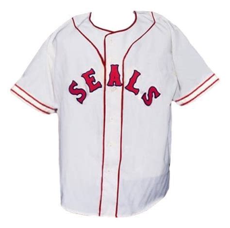 San Francisco Seals Pcl Retro Baseball Jersey 1957 Button Down White