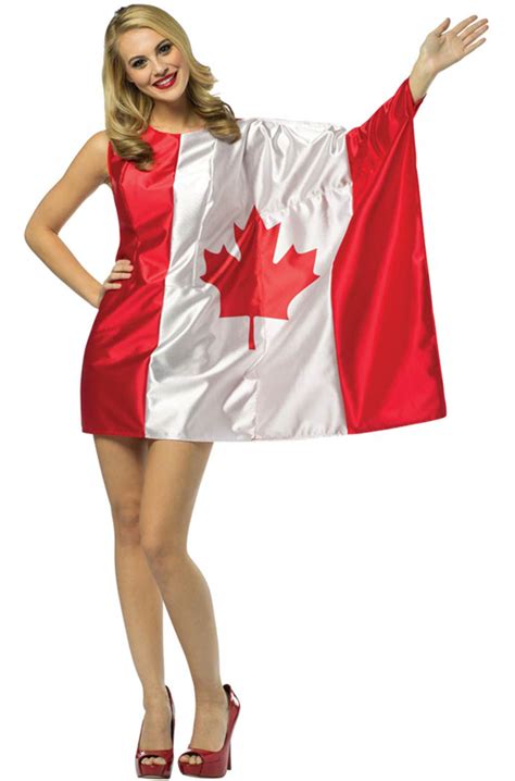 Canada Flag Dress Adult Costume