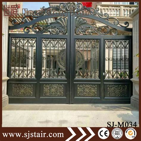 Charming and nostalgic, wrought iron gates are fully customisable, sturdy and cheap. Exterior Ornamental Grill Designs Cast Aluminum Sliding ...