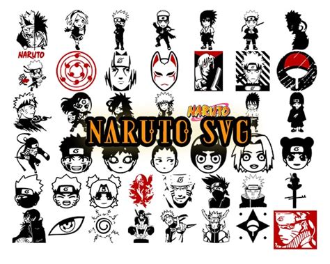 Design Naruto Svg Naruto Png Naruto Svg Bundle Anime Svg Anime Svg