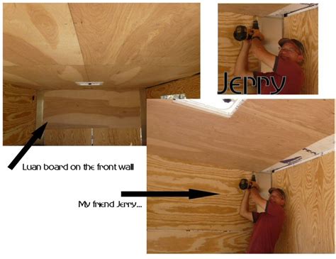 My Stealth Cargo Trailer The Finished Ceiling