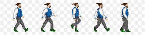 Walk Cycle Animation Pixel Art Sprite Walking Png Clipart D Computer