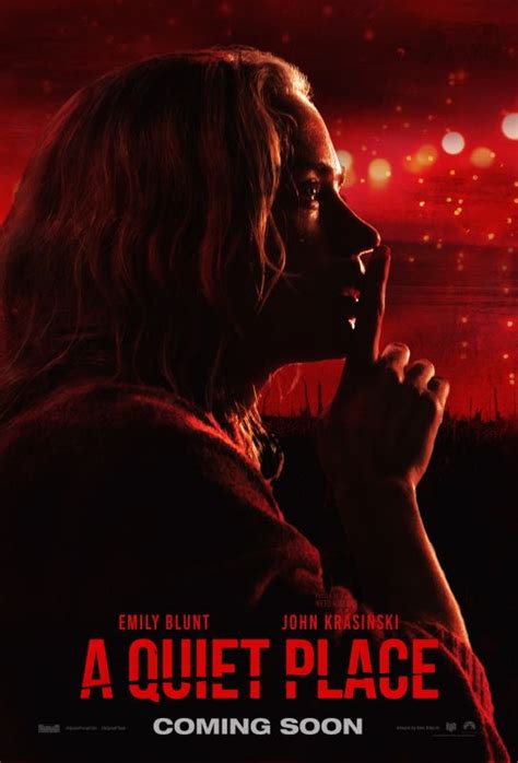 Two parents do what it takes to keep their children safe in a world full of creatures hunting every sound they can hear. A Quiet Place Poster 33 | GoldPoster