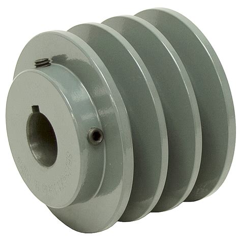 3.95 OD 1-1/8 Bore 3 Groove Pulley | Finished Bore Pulleys | Pulleys ...