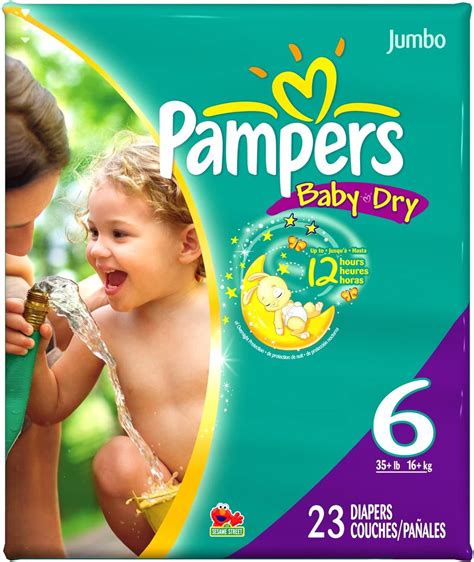Pampers Baby Dry Diapers Jumbo Pack Size 6 23 Count Baby