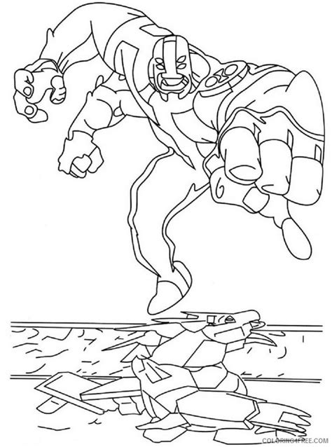 Ben 10 Coloring Pages Four Arms ~ Ben 10 Four Arms Coloring Pages