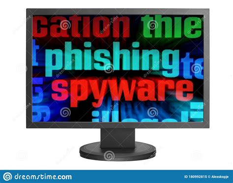 Phishing And Spyware Stock Illustration Illustration Of Secure 180992815