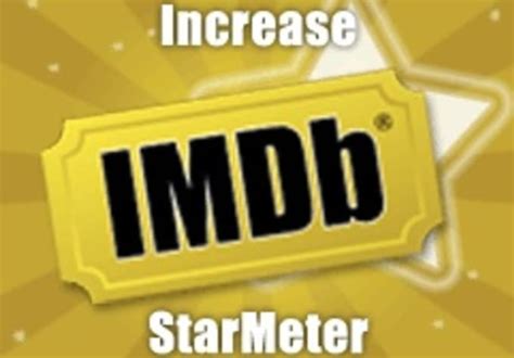 Increase Starmeter Moviemeter Ranking Of Imdb Page By Supriya