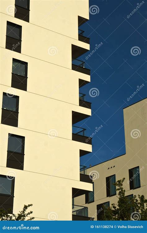 Modern Apartment Building Facade Contemporary Architecture Stylish