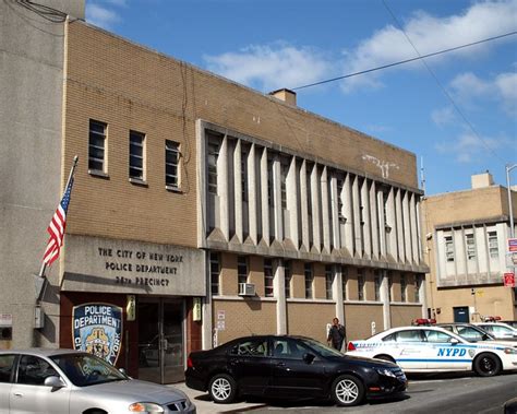 P026 Nypd Police Station Precinct 26 Upper Manhattan New York City