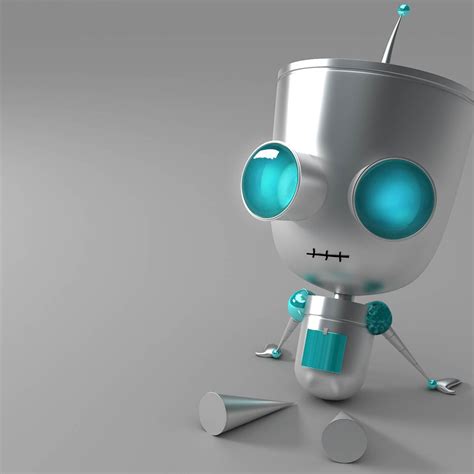 Abstract Little Robot Mechanics Ipad Air Wallpapers Free Download