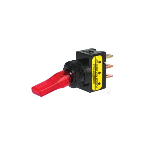 Electrical Switches Onoff Toggle Switch Led Red
