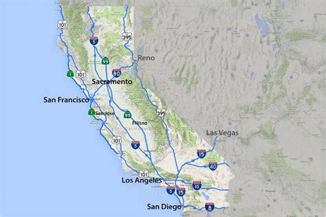 Freeway Maps Of Southern California Secretmuseum