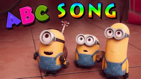 Abc Song Minions Abc Song Children Songs Nursery Rhymes Kids