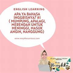 Bantu Bahasa Inggrisnya