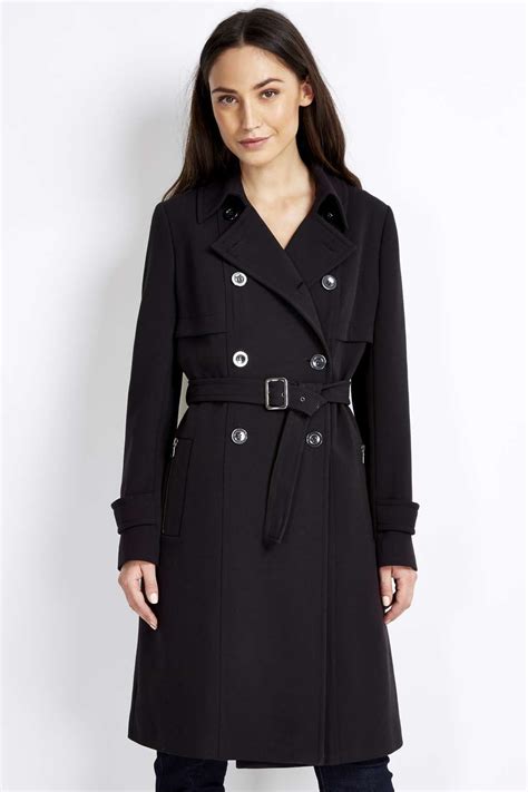 Black Belted Trench Coat Belted Trench Coat Coat Coats For Women