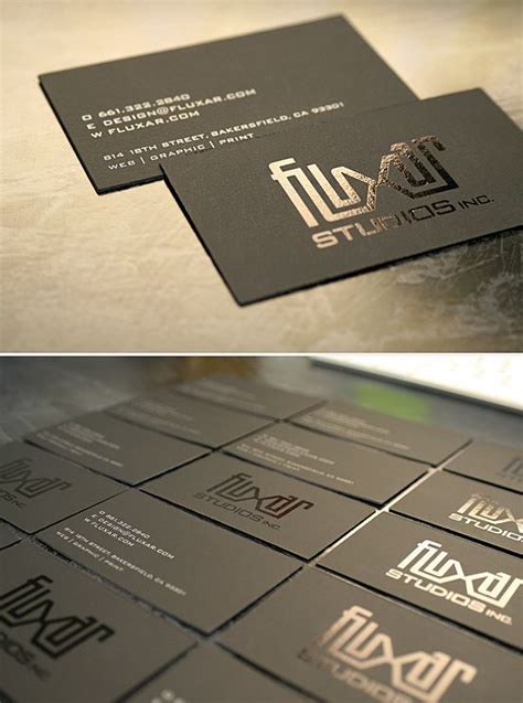 Fluxar Business Card Business Cards The Design Inspiration