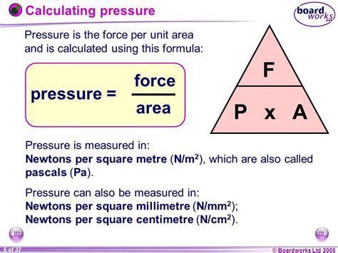 Physics Formula For Pressure