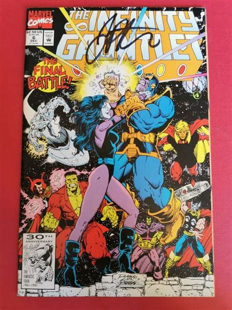 Infinity Gauntlet Infinity Gauntlet 6 Signed By Jim Catawiki