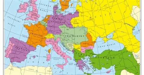 Geografska Karta Evrope Sa Drzavama Geografska Karta Severne Evrope Gambaran