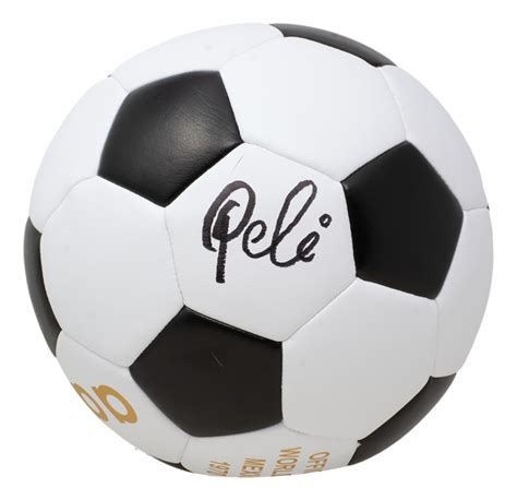 Pele Signed Adidas Soccer Ball Beckett Pristine Auction