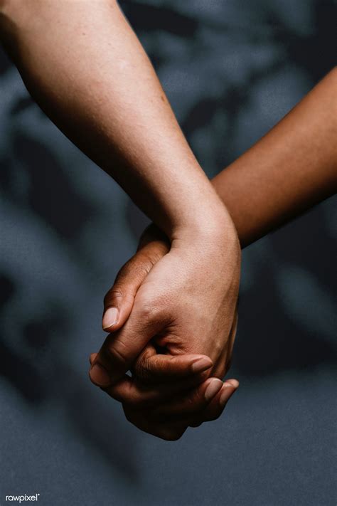 African American Hand Holding