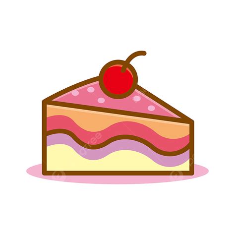 Slice Of Cake Clipart Transparent Png Hd Cute Slice Of Cake Vector