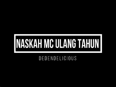 Contoh Teks Mc Semi Formal – retorika