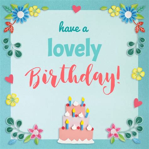 Have A Lovely Birthday Verjaardagskaarten Kaartje2go