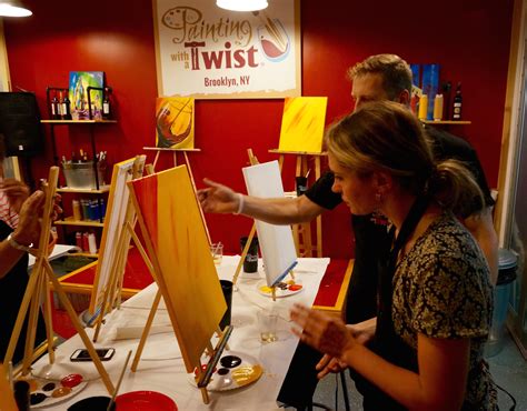 Painting With A Twist In Brooklyn Spoiler The Twist Is Wine