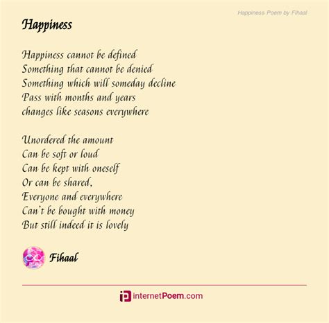 Happiness Poems